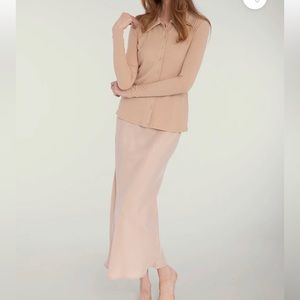 Dress blank Neutral Basic Ribbed Shirt